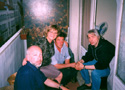 С Игорем Губерманом и Ниной! Париж, 1996 год
